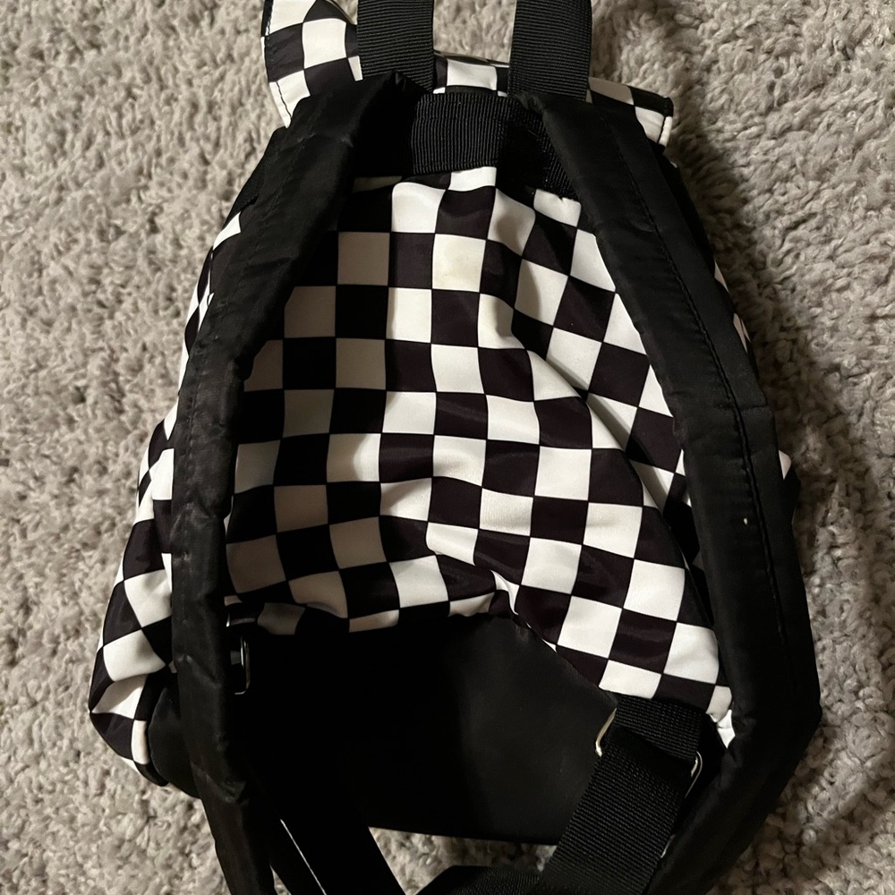 Mini checkerboard backpack - Picture 2 of 4